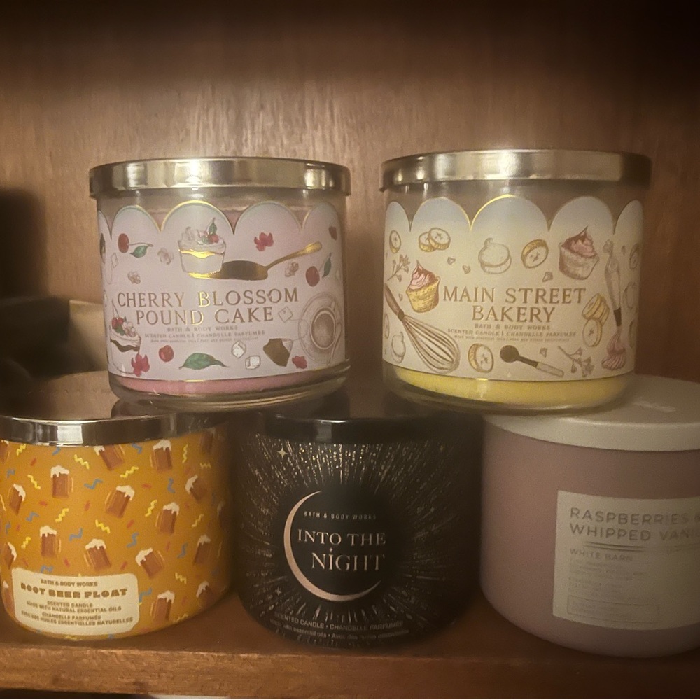 Brand new 3 wick candles from bath and body works